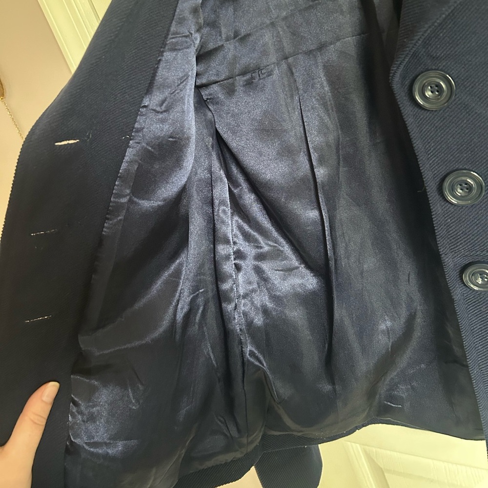 Women's Navy Blue Blazer - Picture 4 of 5